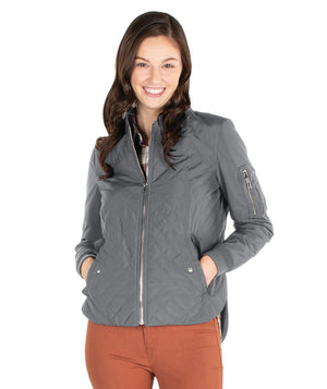 Quilted Boston Jacket 5027 - Grey