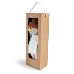 Strong Little Girl Dolls - Brunette Haired Doll