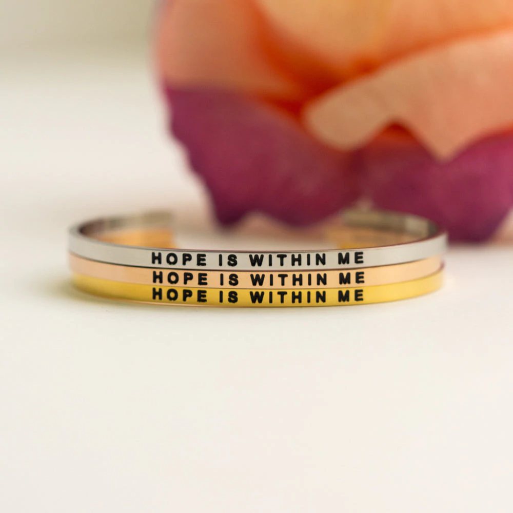 Bracelet - Hope Is Within Me - Charity Leukemia & Lymphoma Society