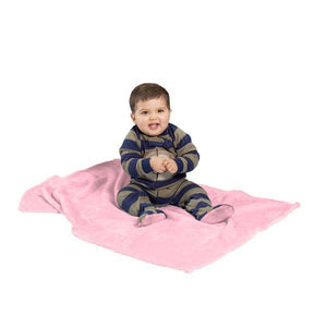 Tahoe fleece baby blanket, Pink - 30"x40"
