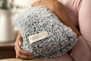 Prayer Pillow - Hope and Healing (Light Gray)