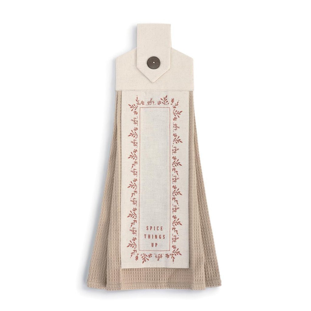 Button Loop Tea Towel - Spice Things Up