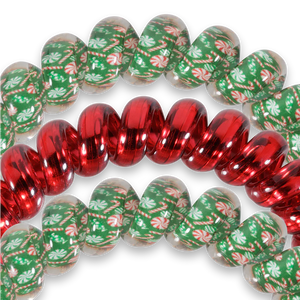 TeleTies Candy Cane Kisses - Large