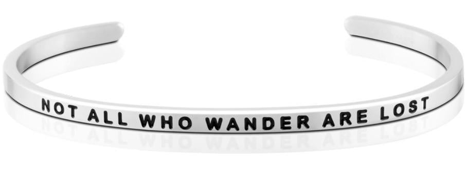 Bracelet - Not All Who Wander Are Lost