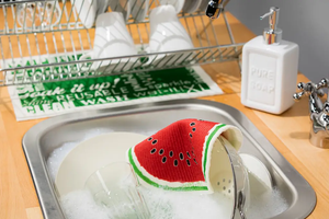 Wet-It! Rounds Swedish Dish Cloth - Watermelon