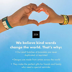 ZOX Wristband - Start A New Chapter - Medium Size