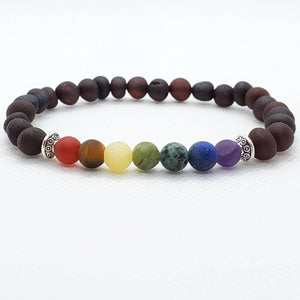 RBA - Adult Baltic Amber + Gemstone Bracelet