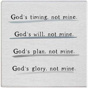God's Not Mine - Small Talk Square