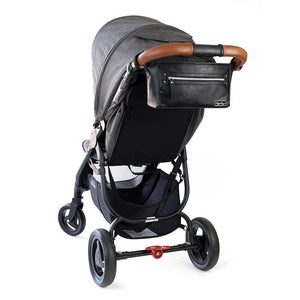 Stroller Caddy, Handy Stroller Storage - Black & Silver