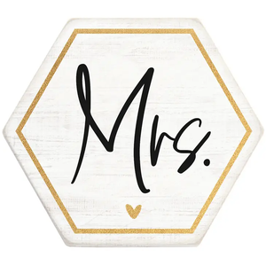 Wood Coaster with Magnetic Back