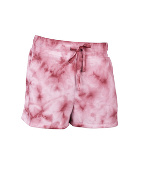Women's Clifton Shorts 5258 - Washed Red Tie-Dye