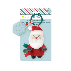 Itzy Pal Plush & Teether - Holiday Santa