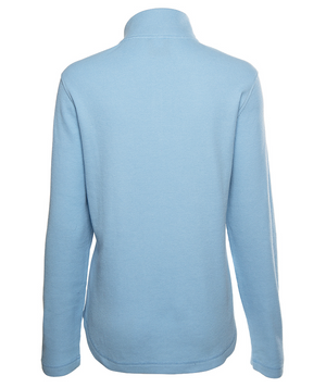 Women's Waffle Quarter Zip Pullover - Chambray