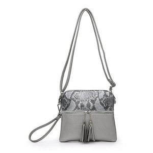 Tara Monogrammable Tassel Zip Crossbody
