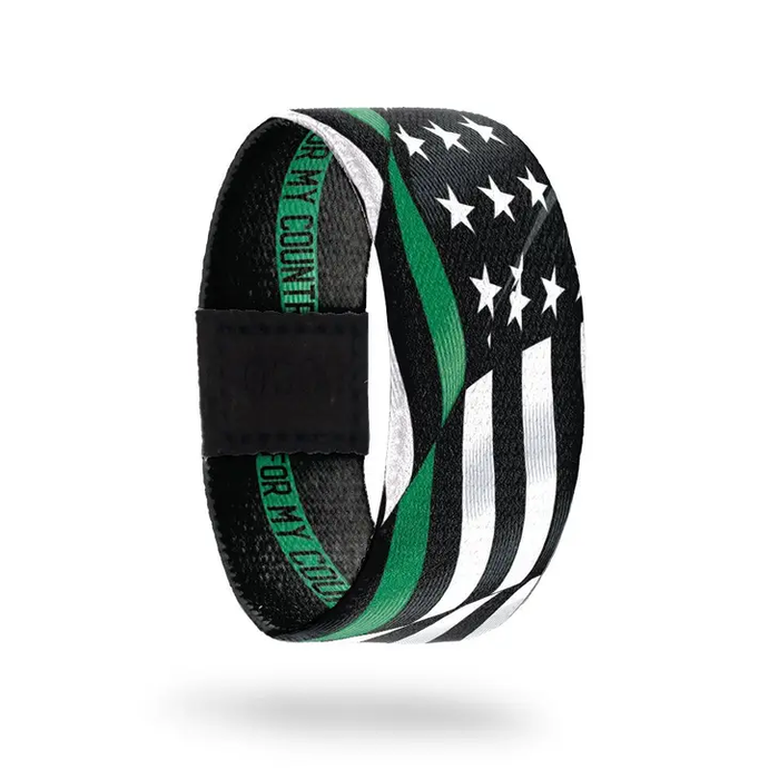 ZOX Wristband - For My Country - Medium Size