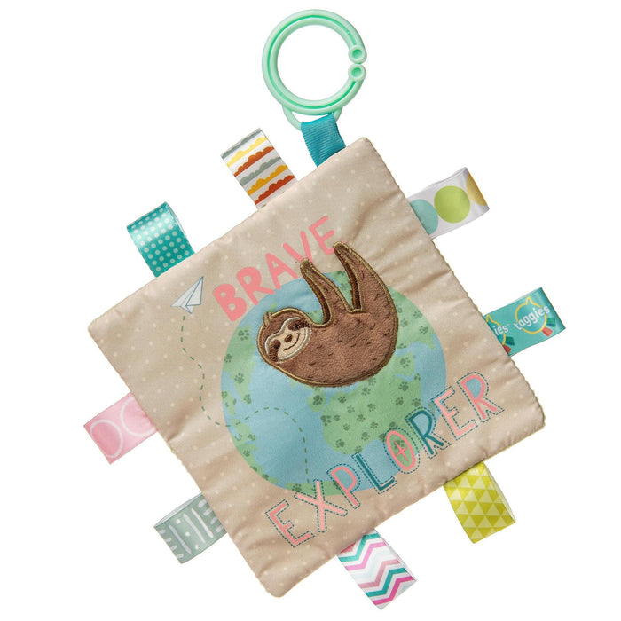 Taggies Crinkle Me Brave Explorer Sloth - 6.5" x 6.5"
