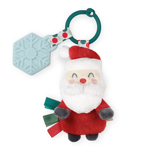 Itzy Pal Plush & Teether - Holiday Santa