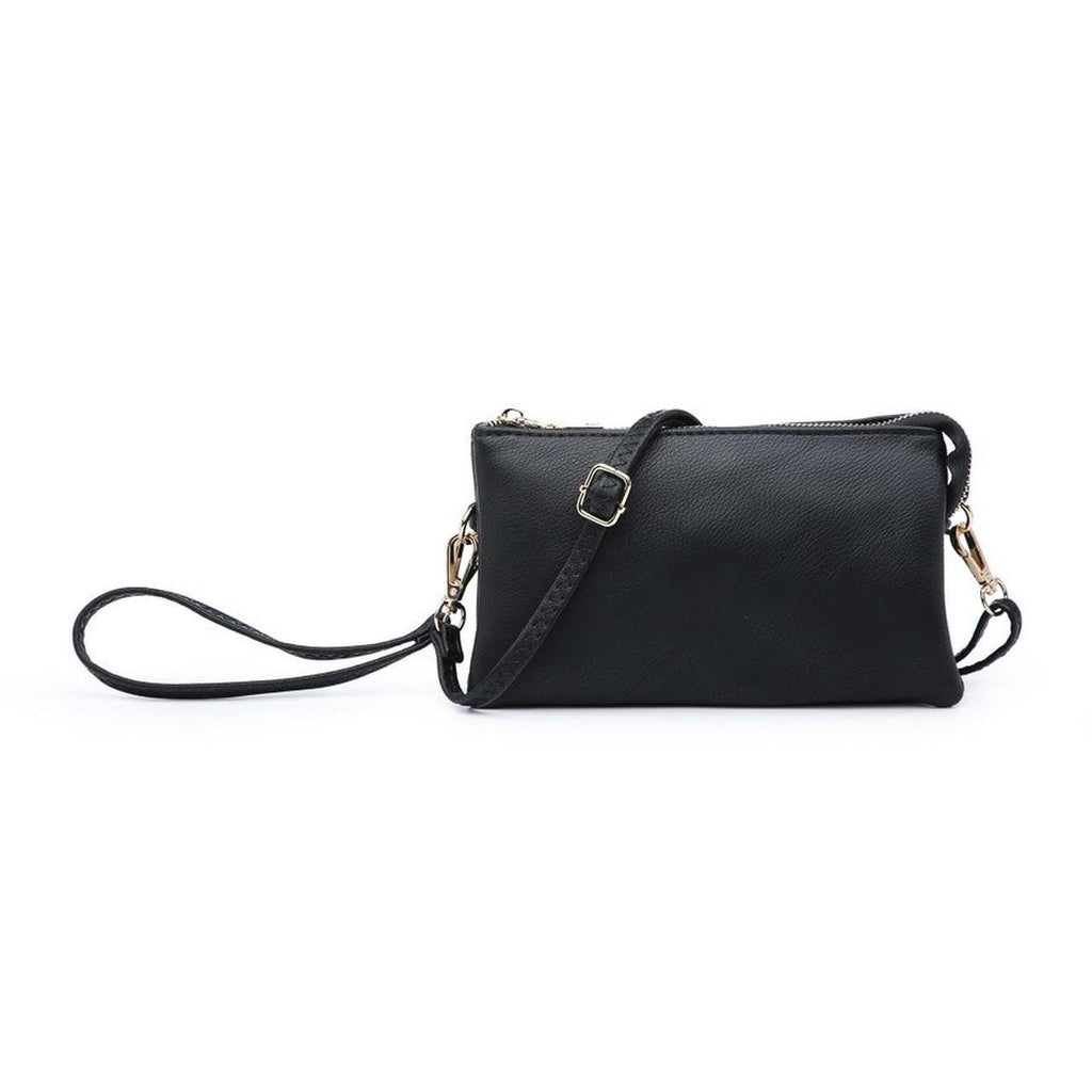 Riley Crossbody Wristlet - Black