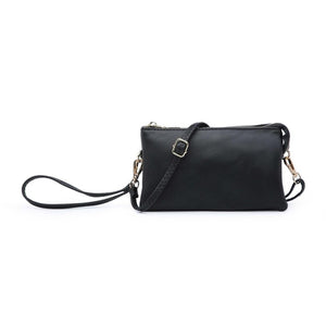 Riley Crossbody Wristlet - Black