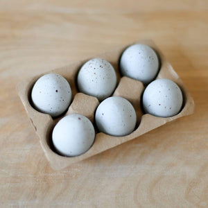 Speckled Polyfoam Eggs - Set of 6