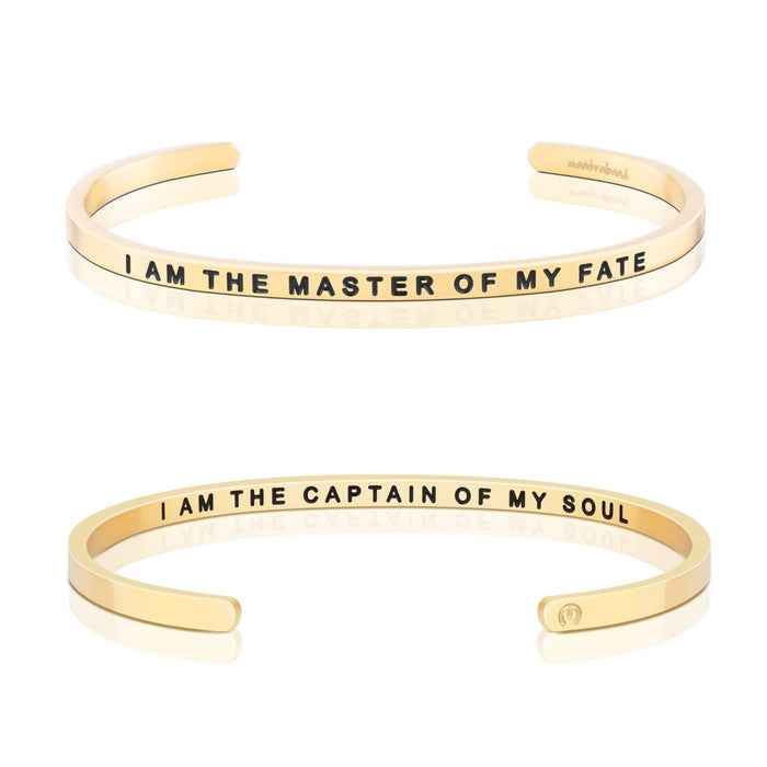 Bracelet - I Am The Master of My Fate
