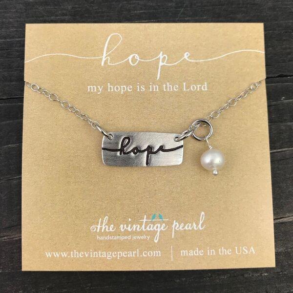 Necklace - Hope Word Charm
