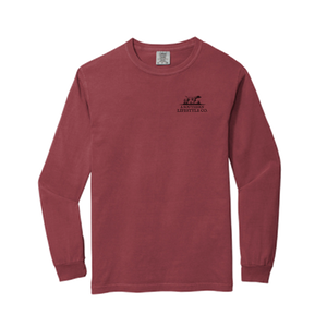 Guns of the South Long Sleeve Tee - Brick
