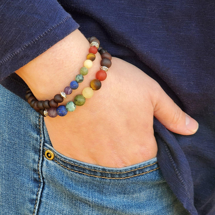 RBA - Adult Baltic Amber + Gemstone Bracelet