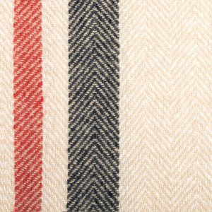 Herringbone Shawl - Tan with Stripes